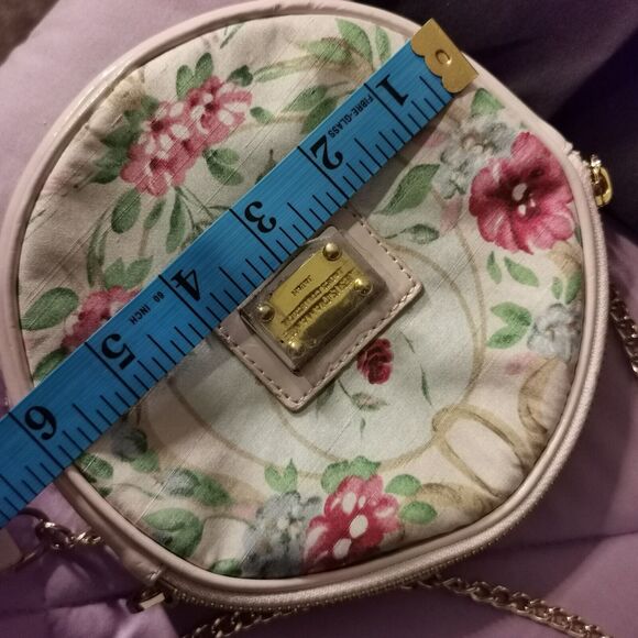 Jesus Diamante Purse Rose Print Hime Gyaru Gal Style Crossbody Floral Spring Bag - Picture 3 of 9